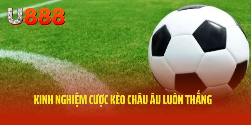 Kinh nghiệm luôn thắng từ cao thủ khi cược kèo châu Âu