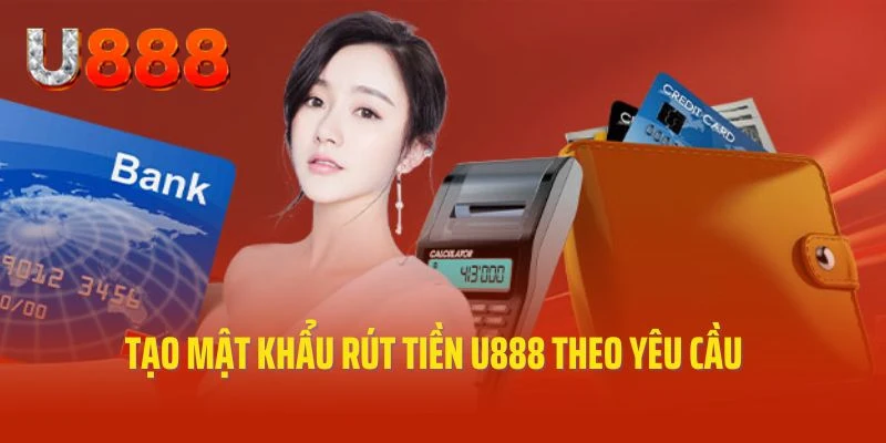 Tạo mật khẩu giao dịch theo yêu cầu khi tham gia rút tiền U888